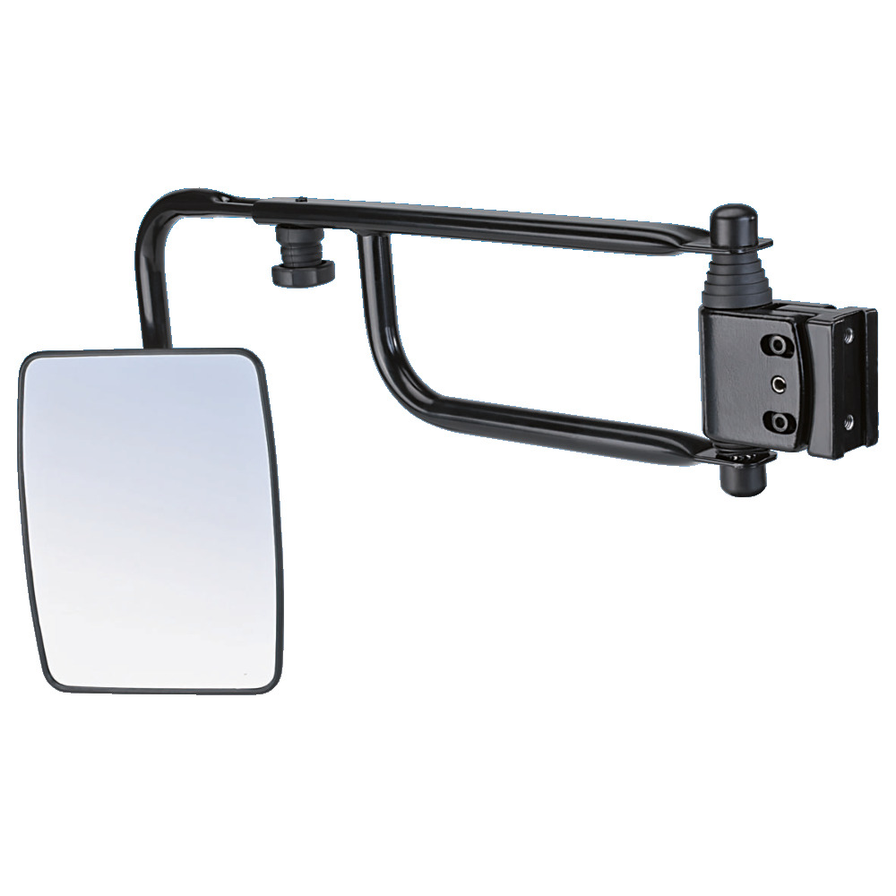 Mirror complete with telescopic mount