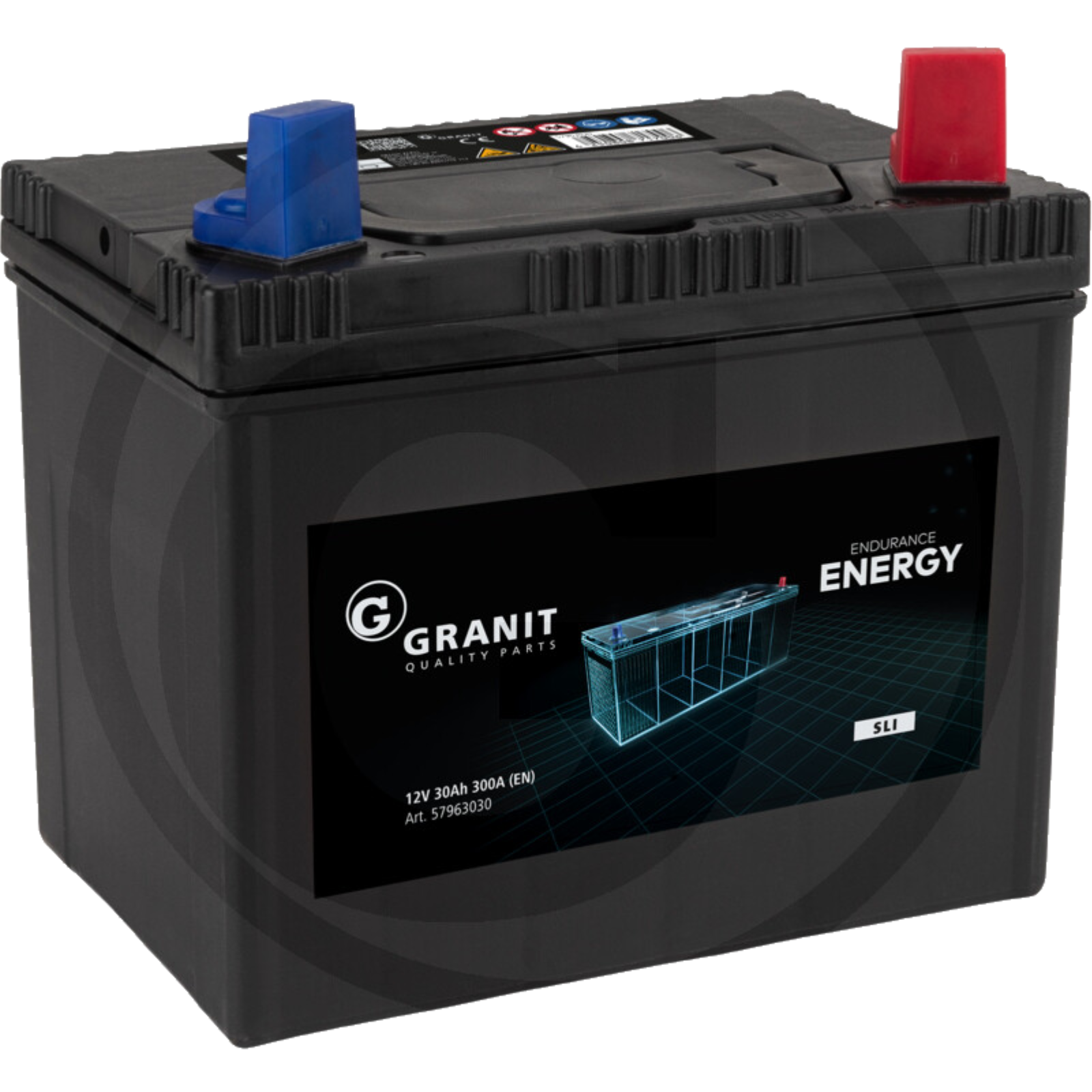Rasentraktor Batterie 12 V/30Ah 300 A