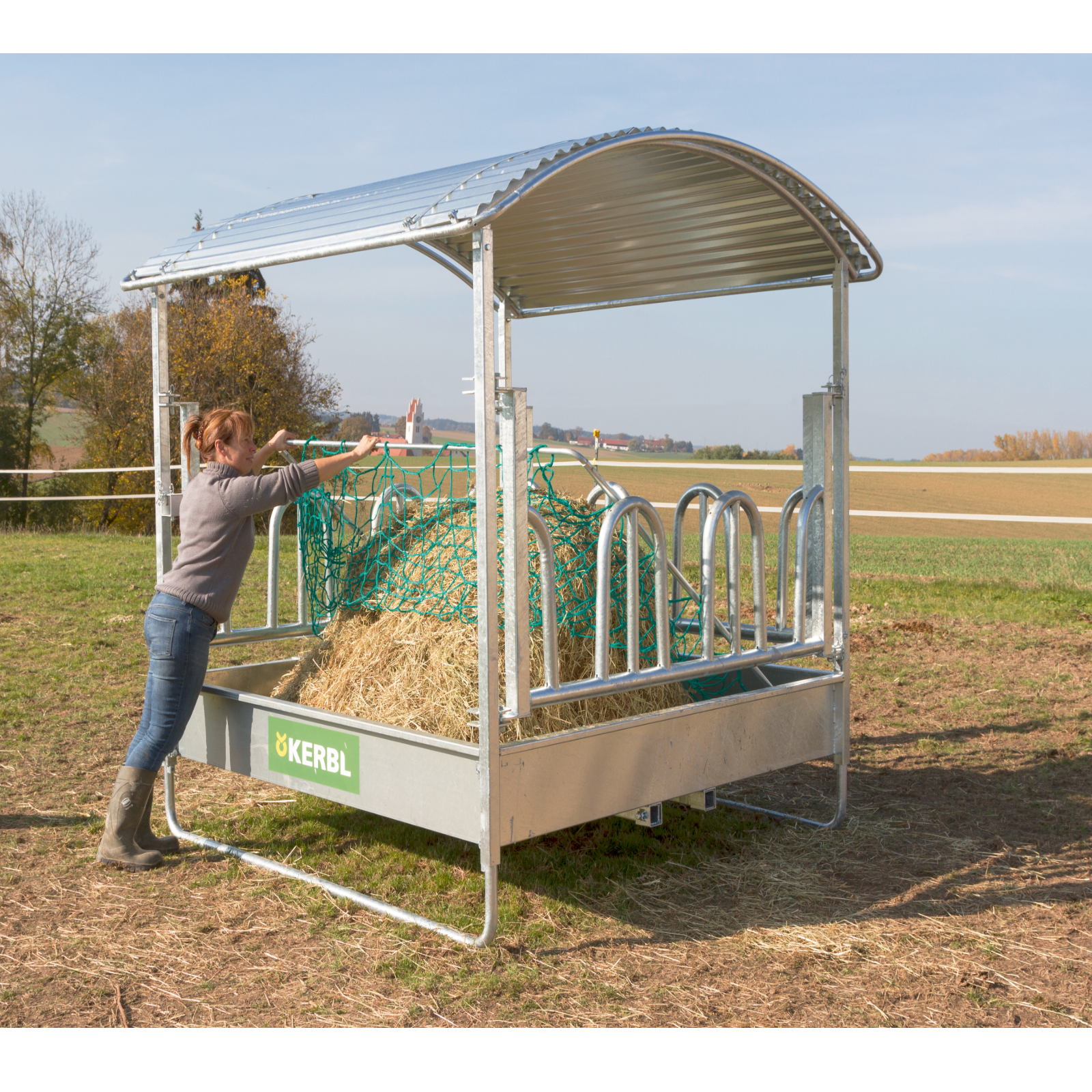 Rahmen für Futtersparnetz