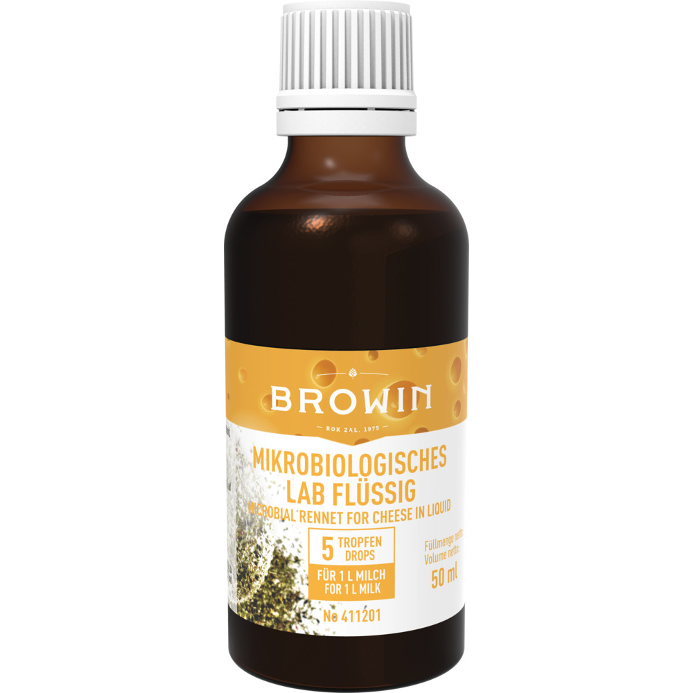 Käselab vegan flüssig 50 ml