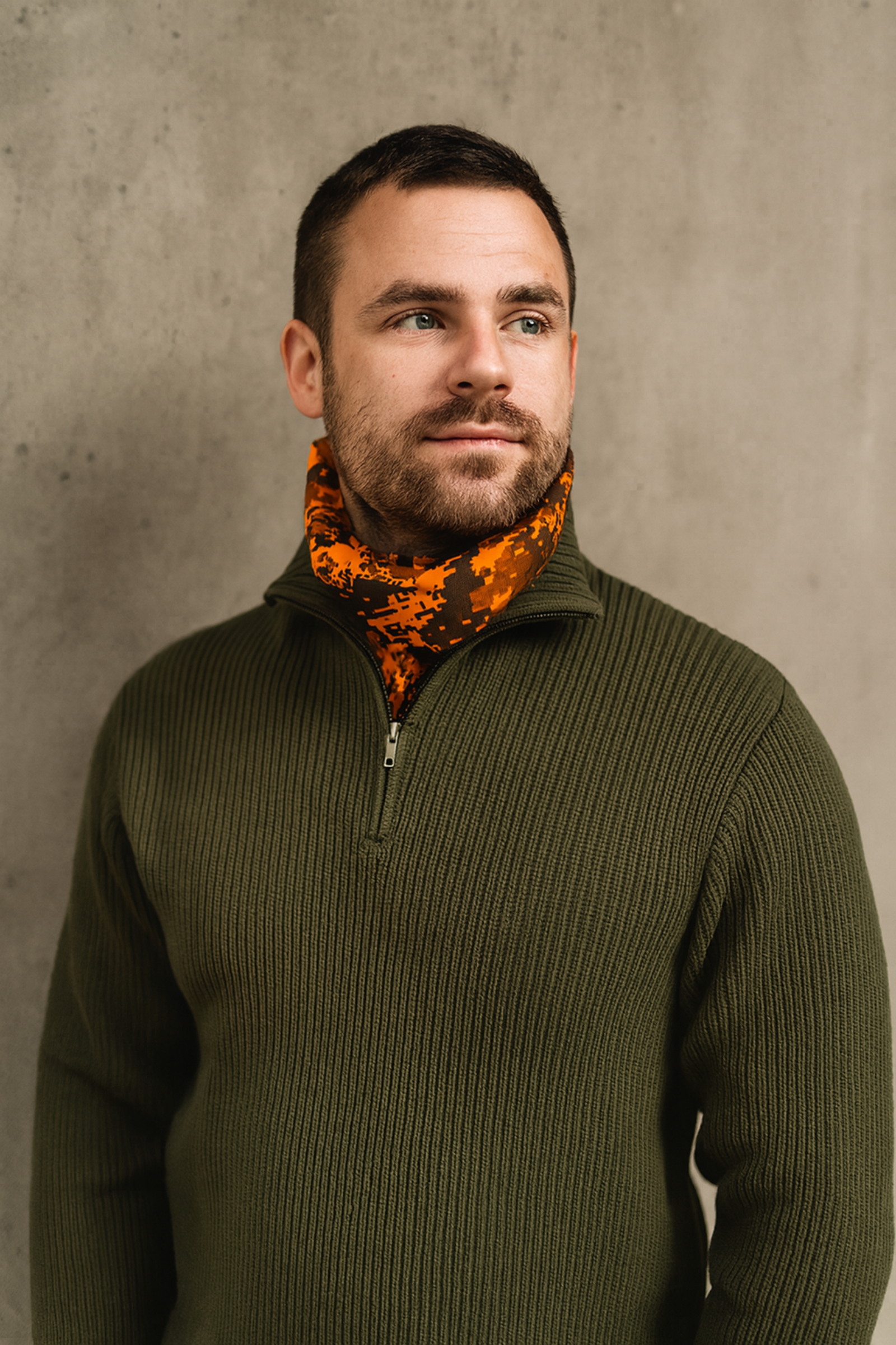 Multifunktionstuch Camo orange Einheitsgröße