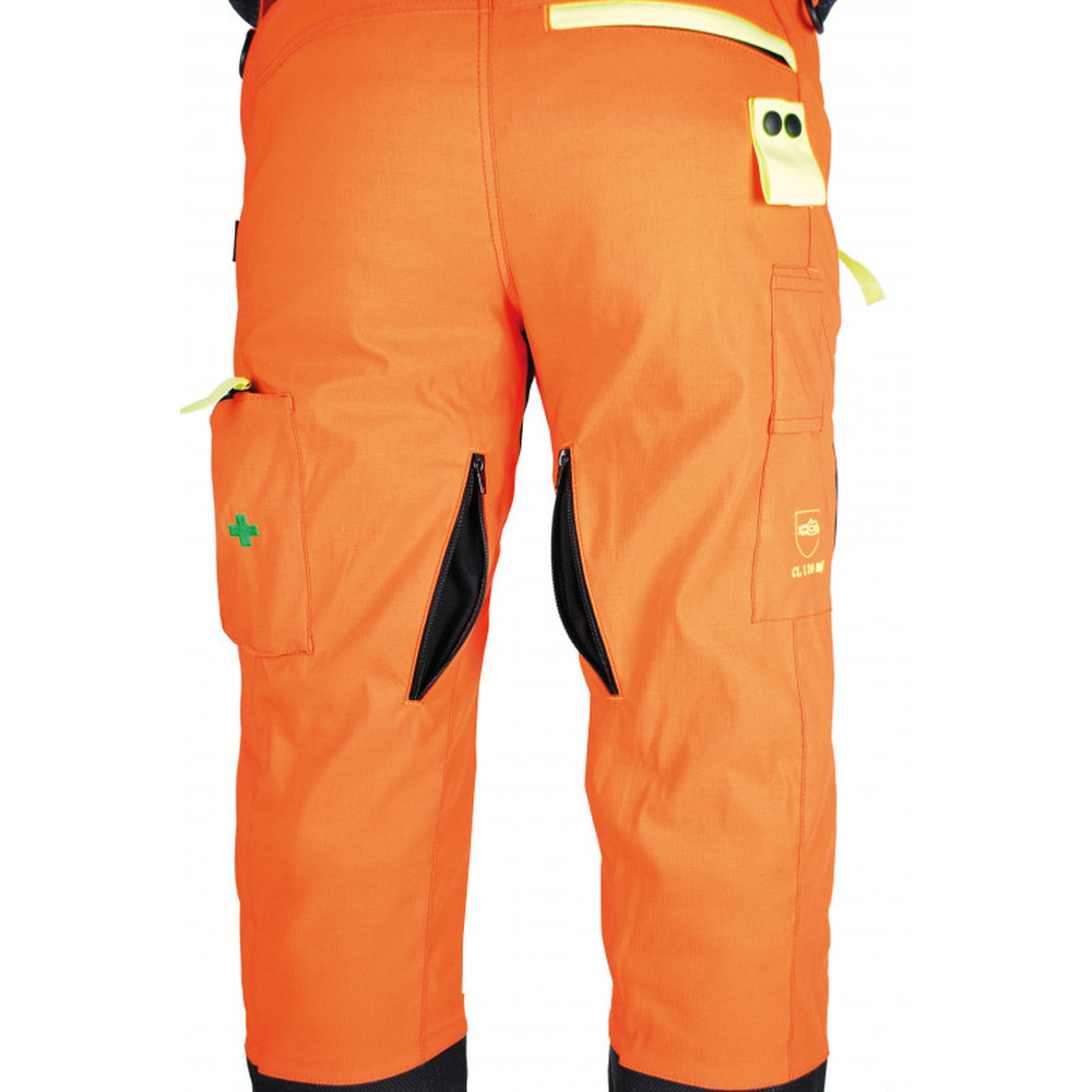 Schnittschutzhose PLATIN Sofishield-orange Bundhose