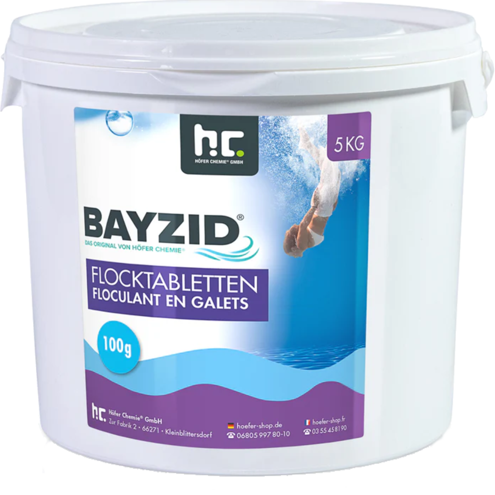 Flocktabletten 5 kg im Eimer 