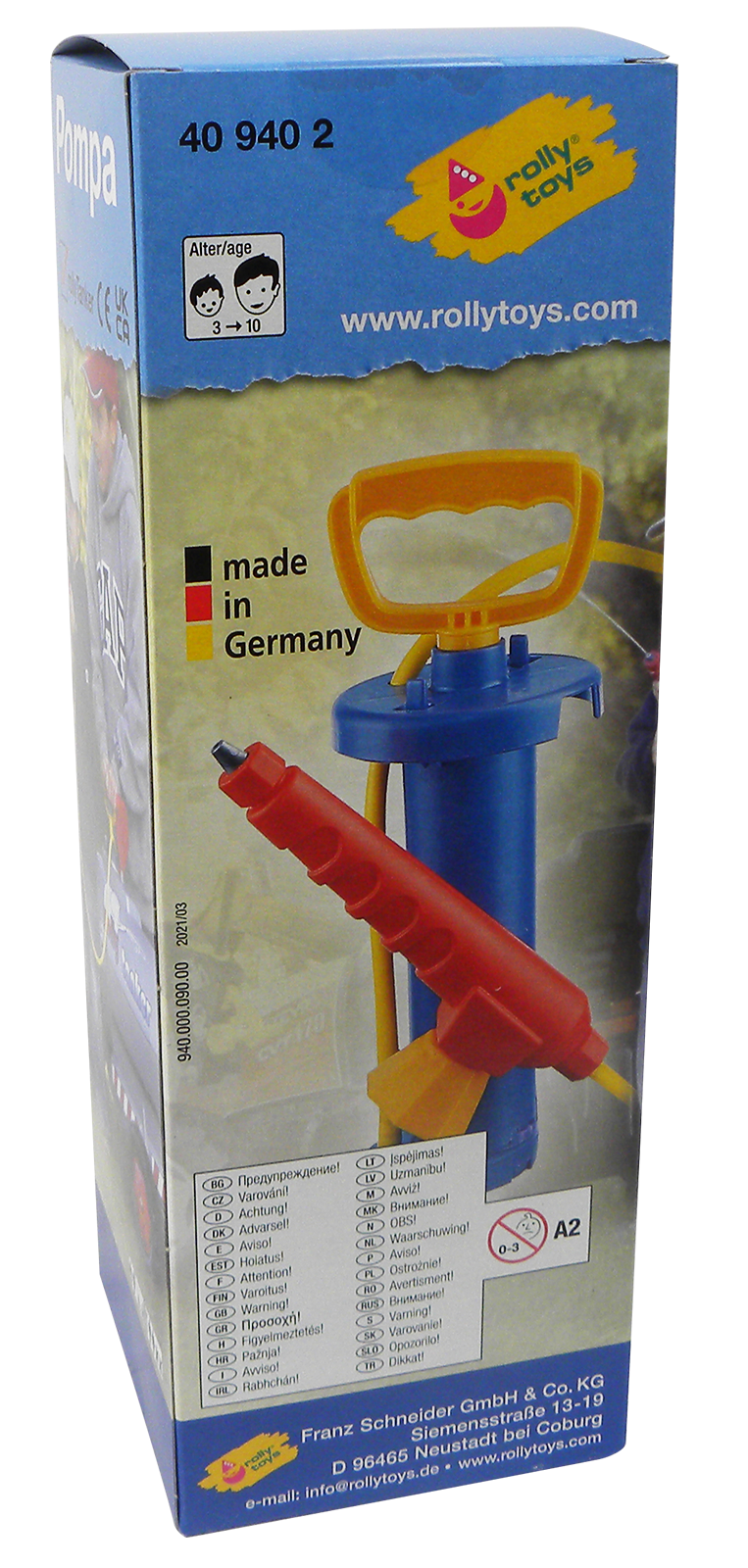 Ersatzpumpe mit Spritze