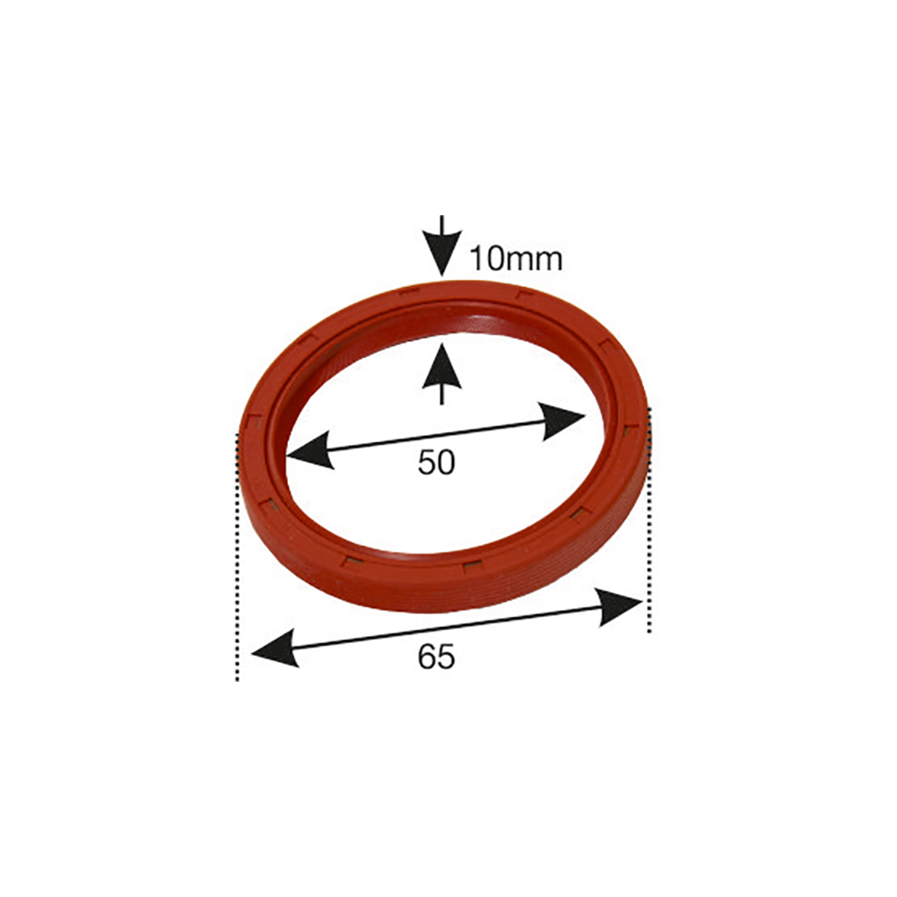 Crankshaft seal front