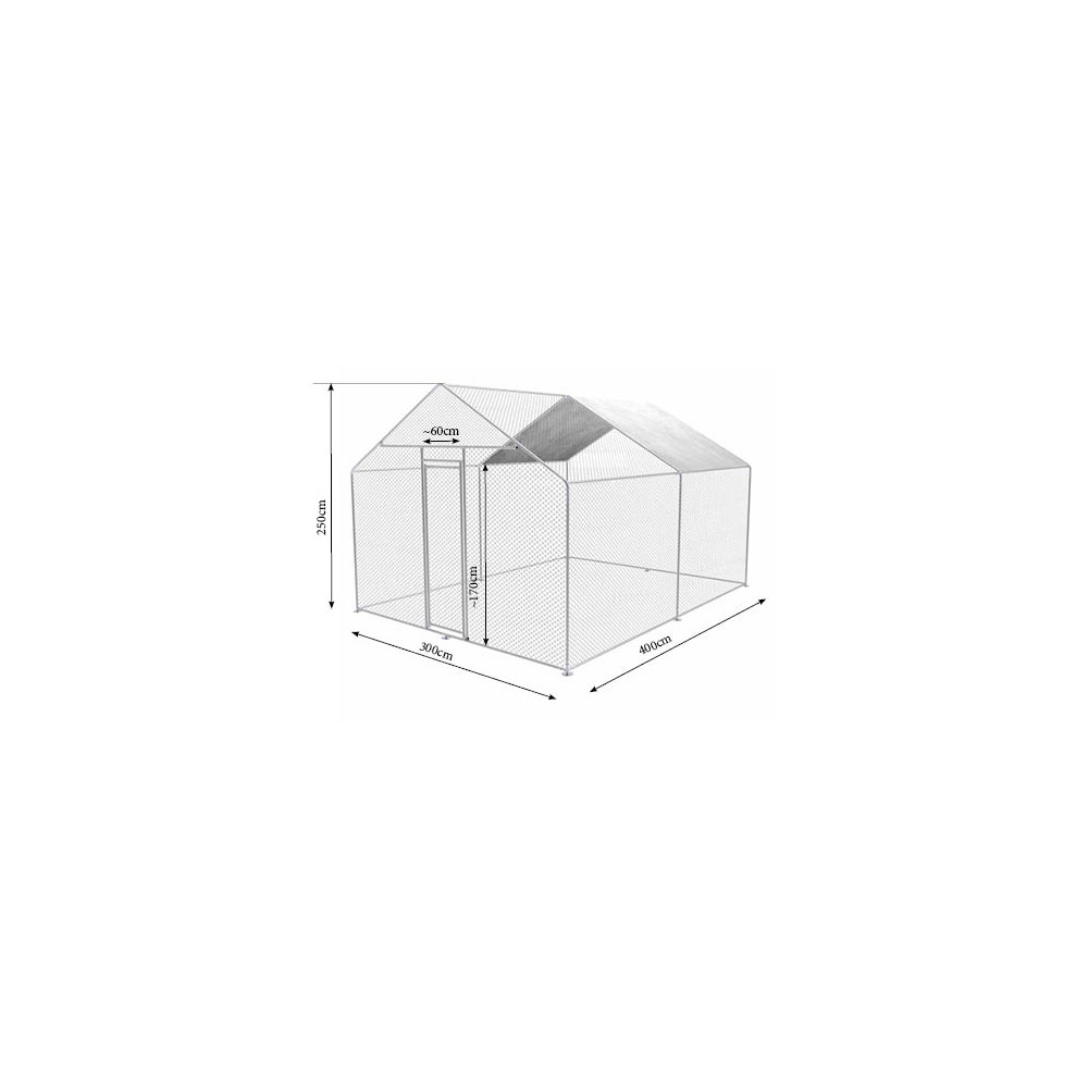 Heimtiergehege 3x4x2,5 m