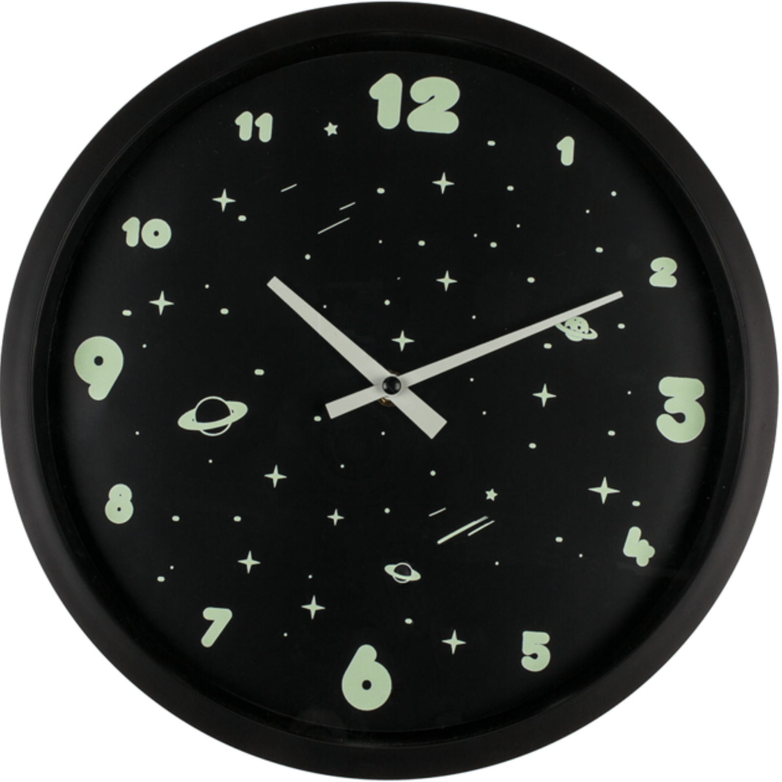  Wanduhr Space nachtleuchtend  