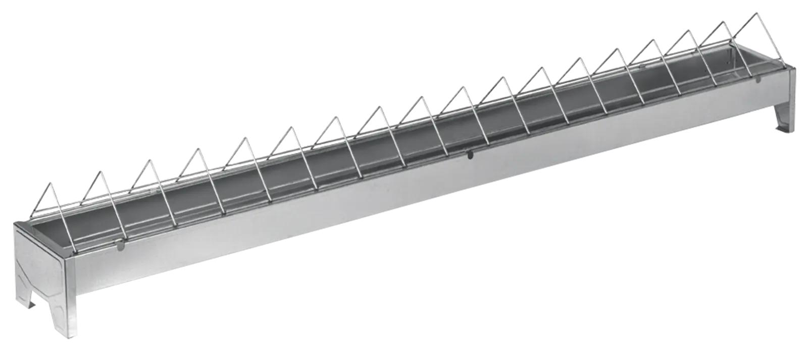 Futtertrog Metall, 100 cm