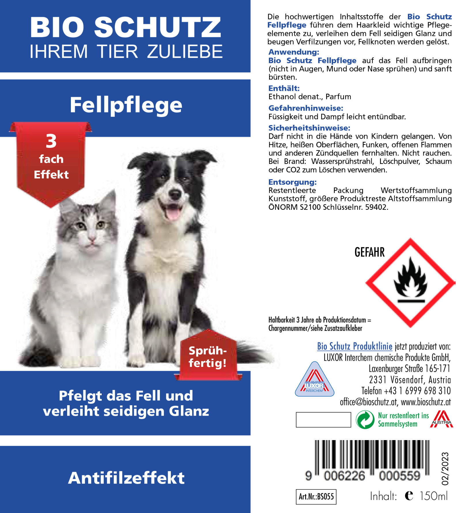 Fellpflege 150 ml
