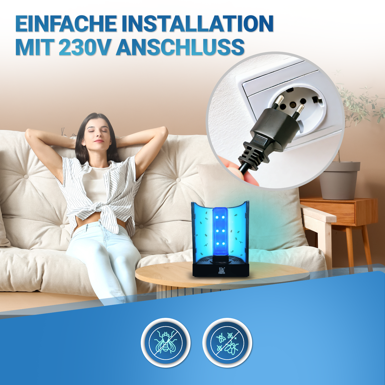 LED-Fliegenfangreflektor 3003