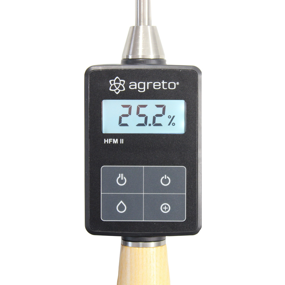 Heu- und Strohfeuchtemesser AGRETO HFM II 2 m