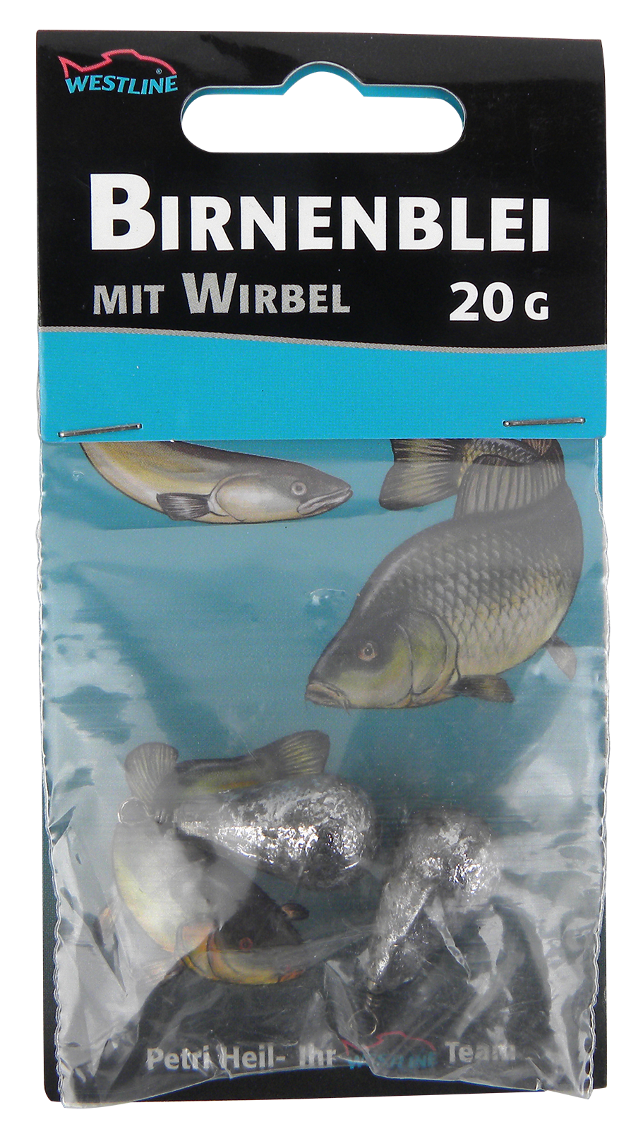 Birnenblei 20 g 2 Stück mit Wirbel