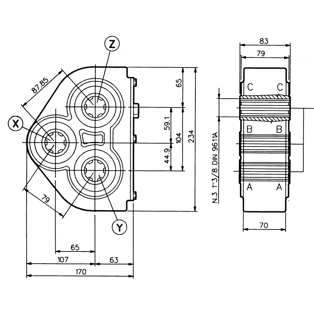 Getriebe Universal IMR1