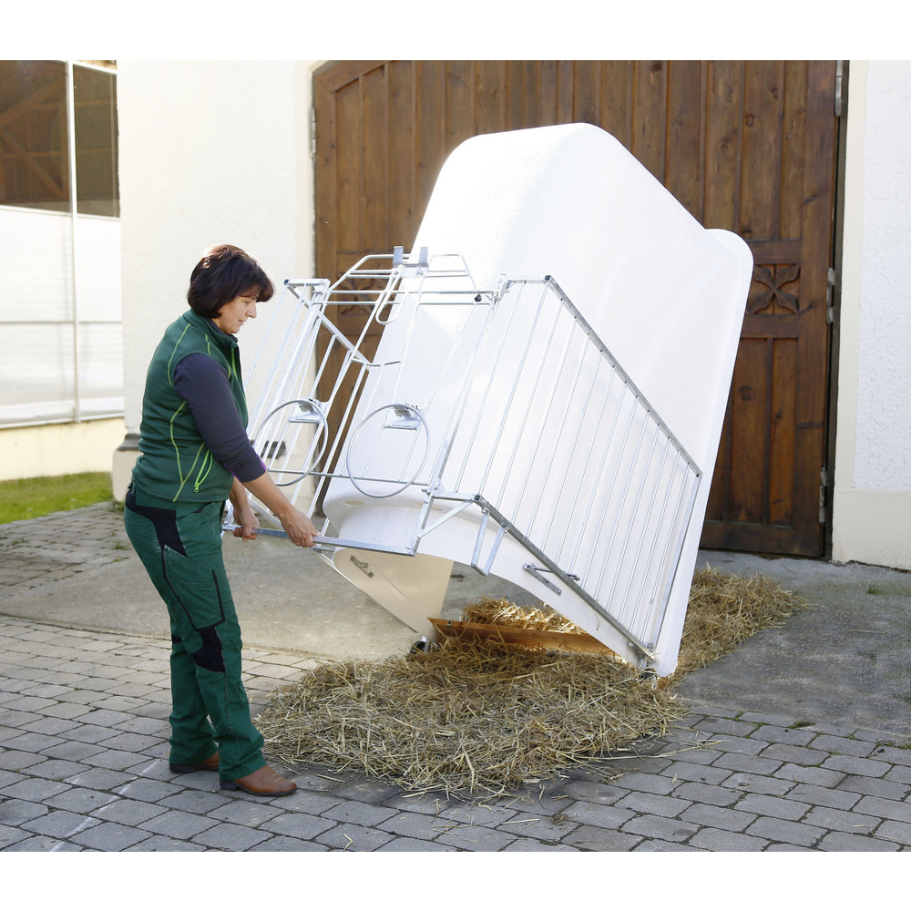 Kälberiglu Master Plus, mit Zaun