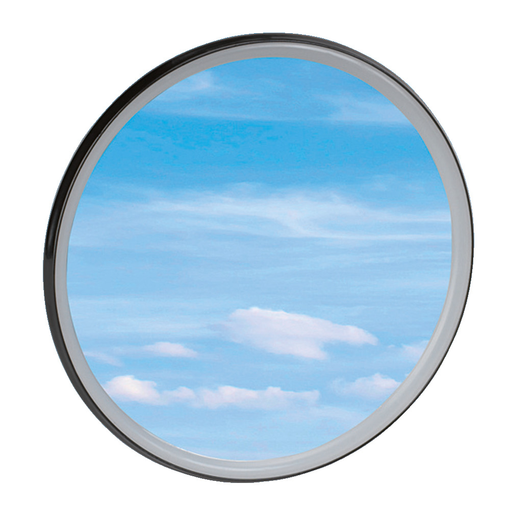 Spiegel rund 130mm, für Stange 10mm