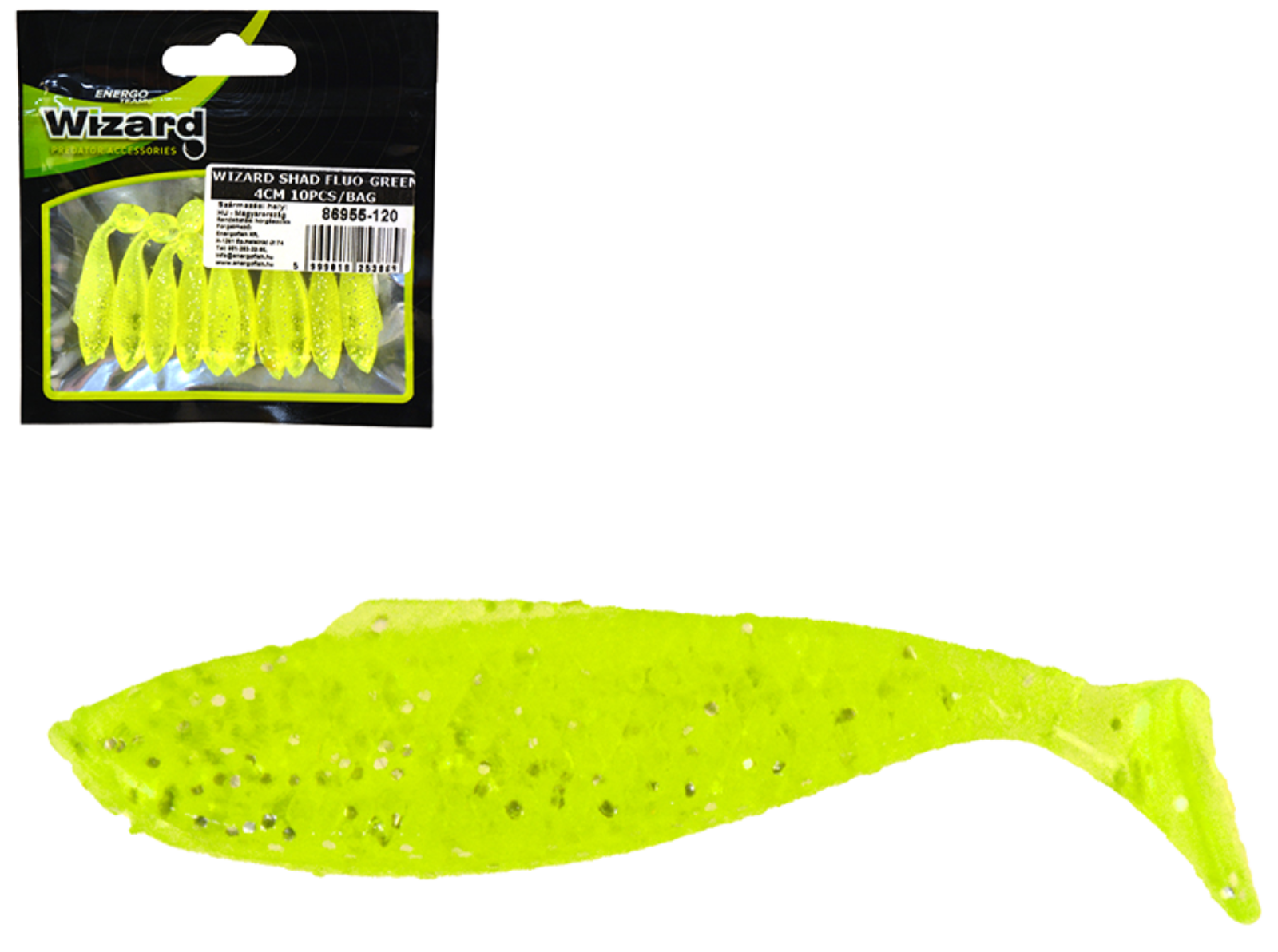 Blink Shad Wizard neongelb 10 Stk.