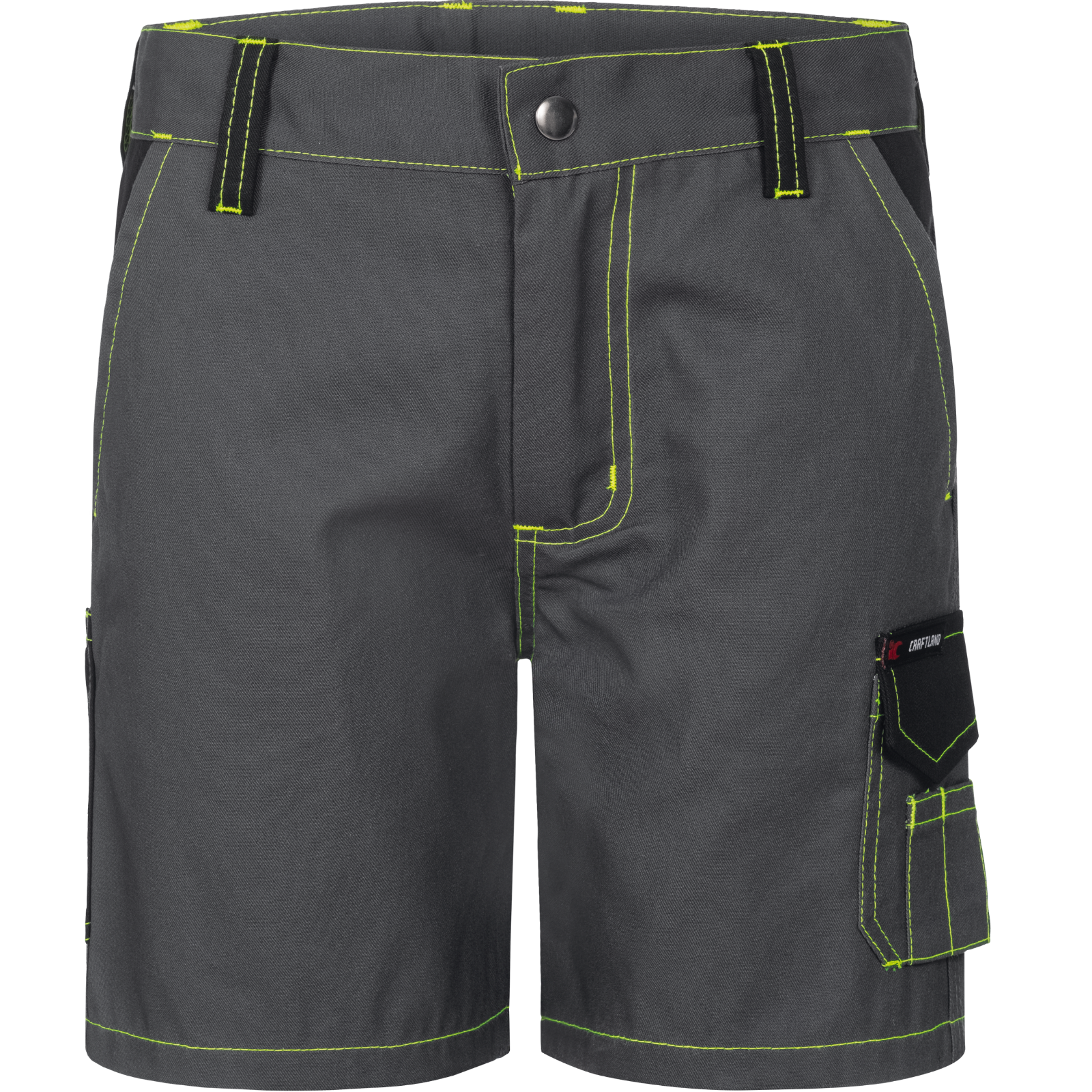 Kindershorts grau/schwarz