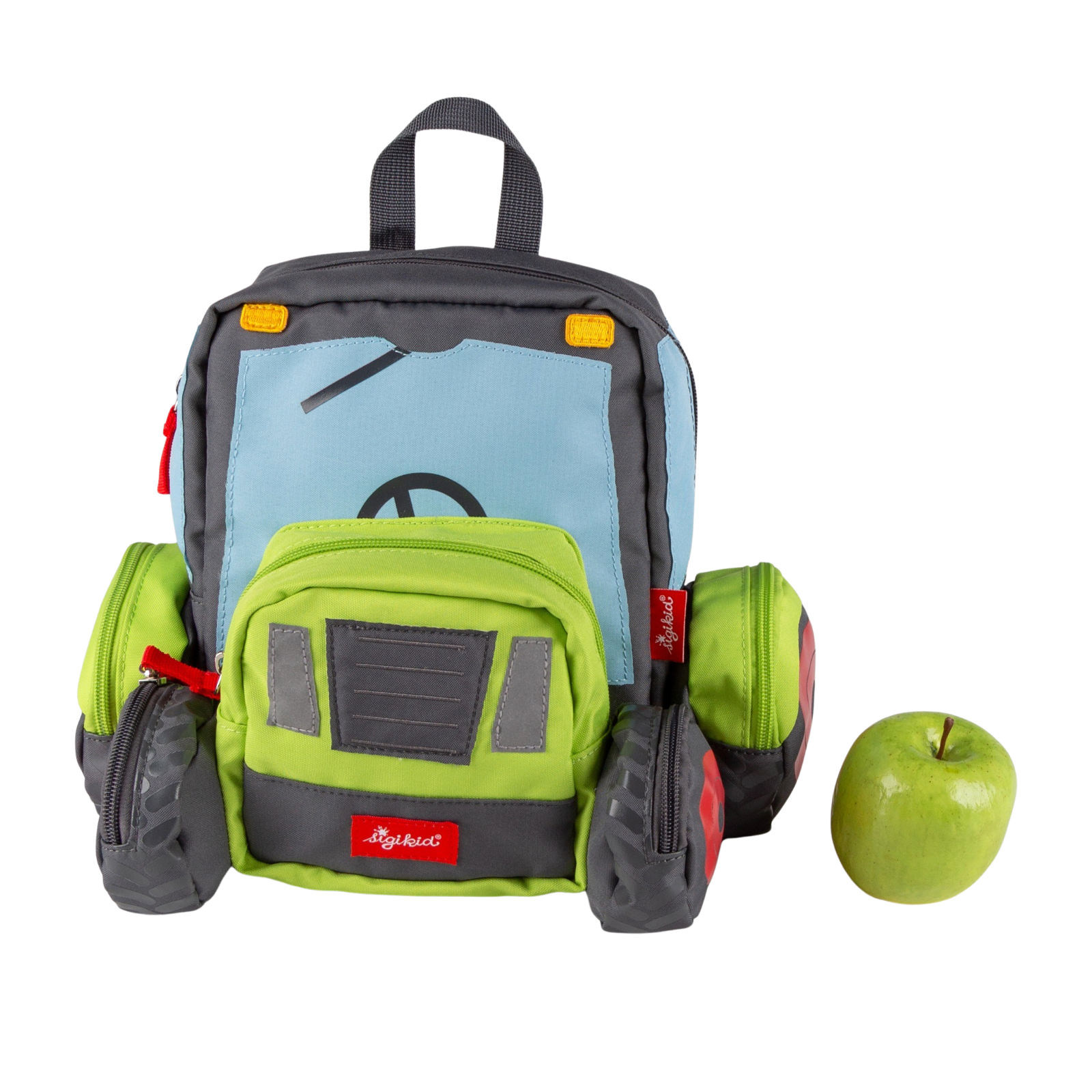 Rucksack Traktor grün