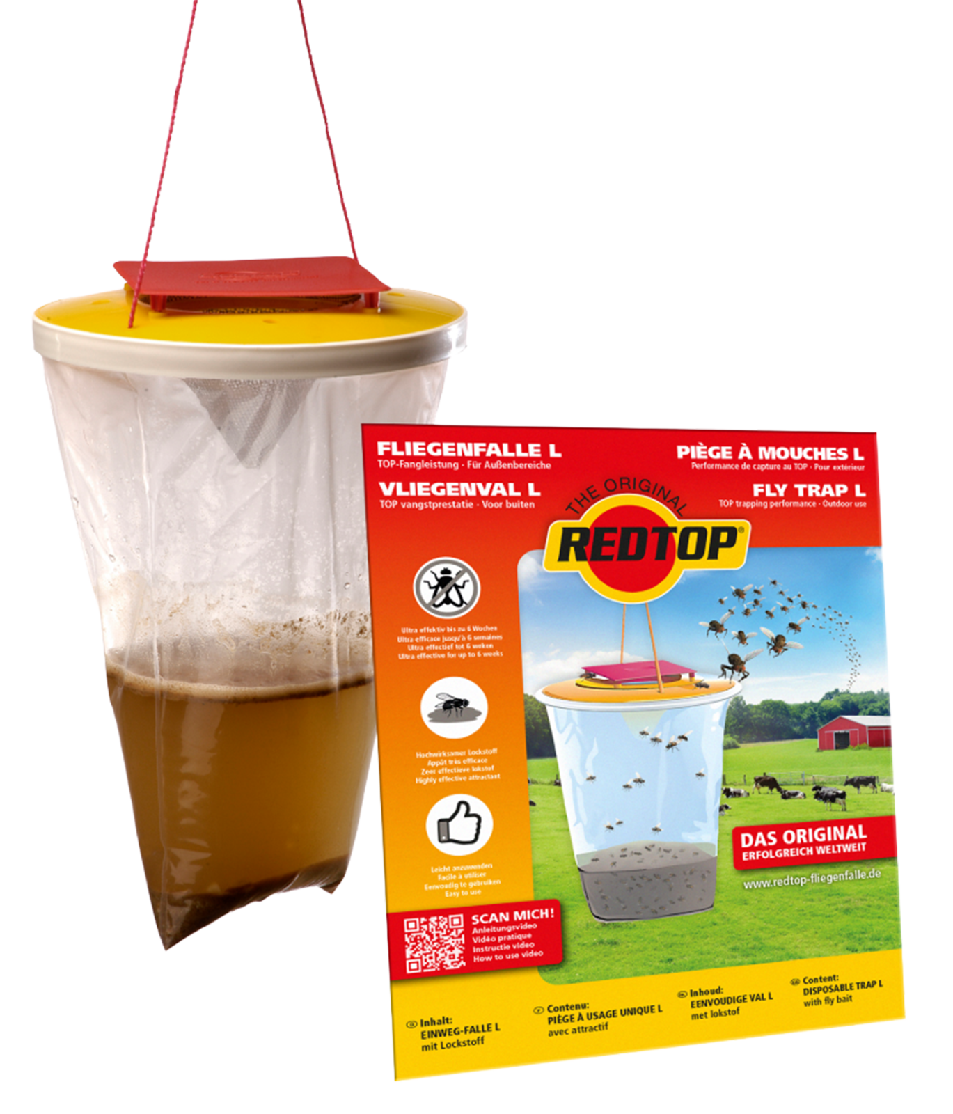 Redtop® Fliegenfalle, 3 L Einweg*