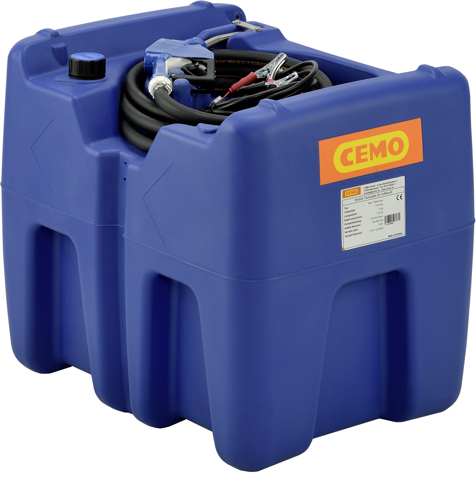 Mobiler Tank AdBlue 210 L  12 V Blue Mobil Easy