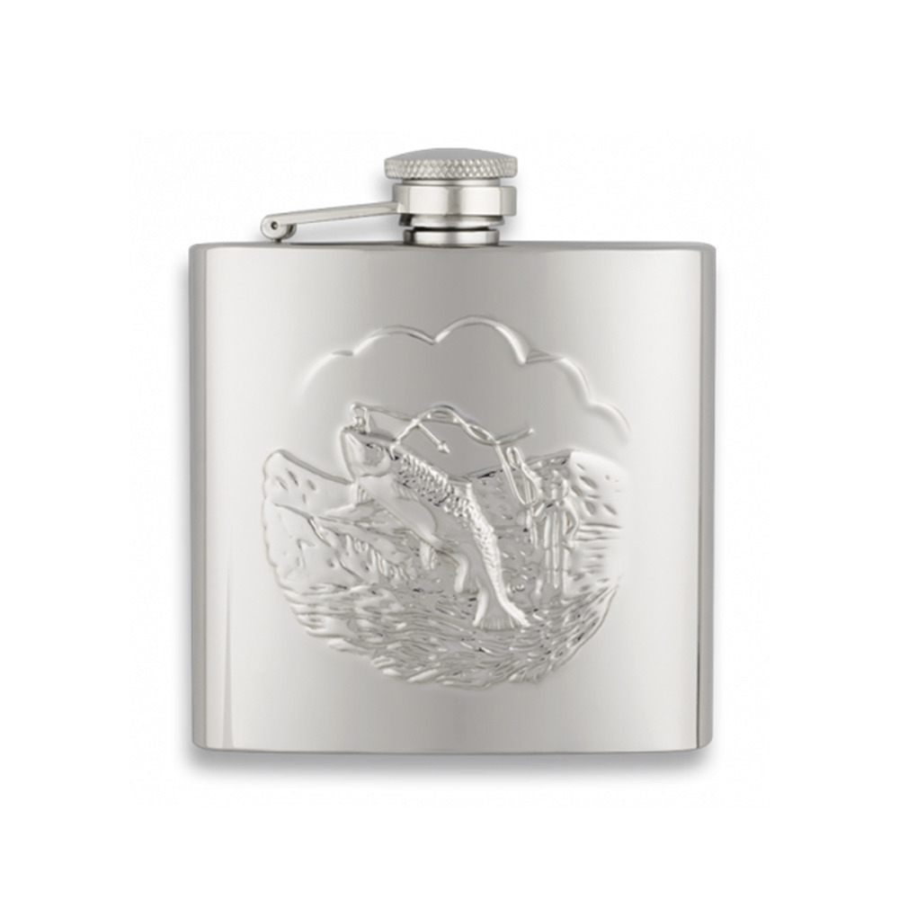 Flachmann 177 ml Fischmotiv