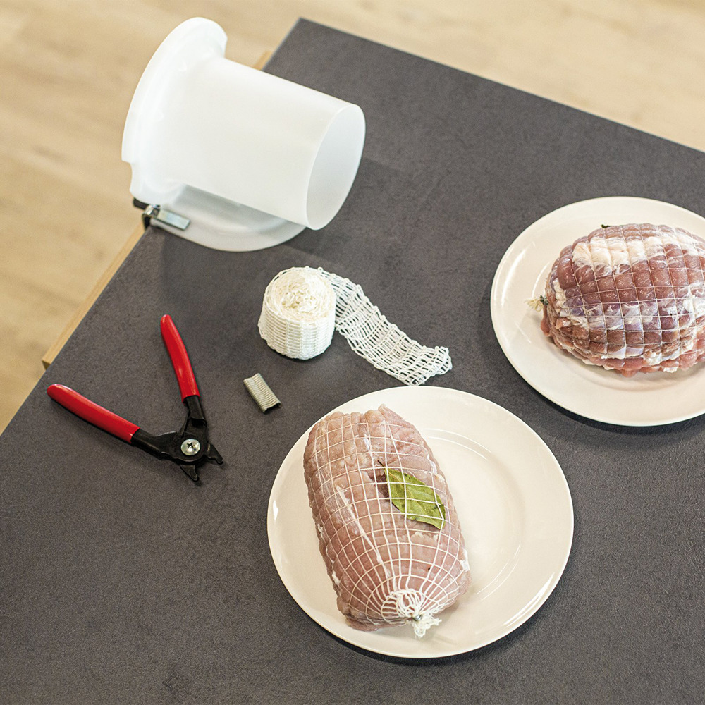 Applikator für Wurst- und Fleischnetz