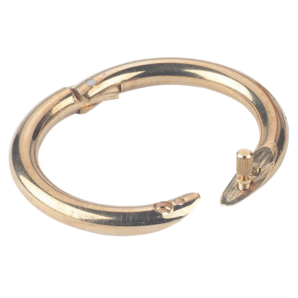 Bullennasenring Messing