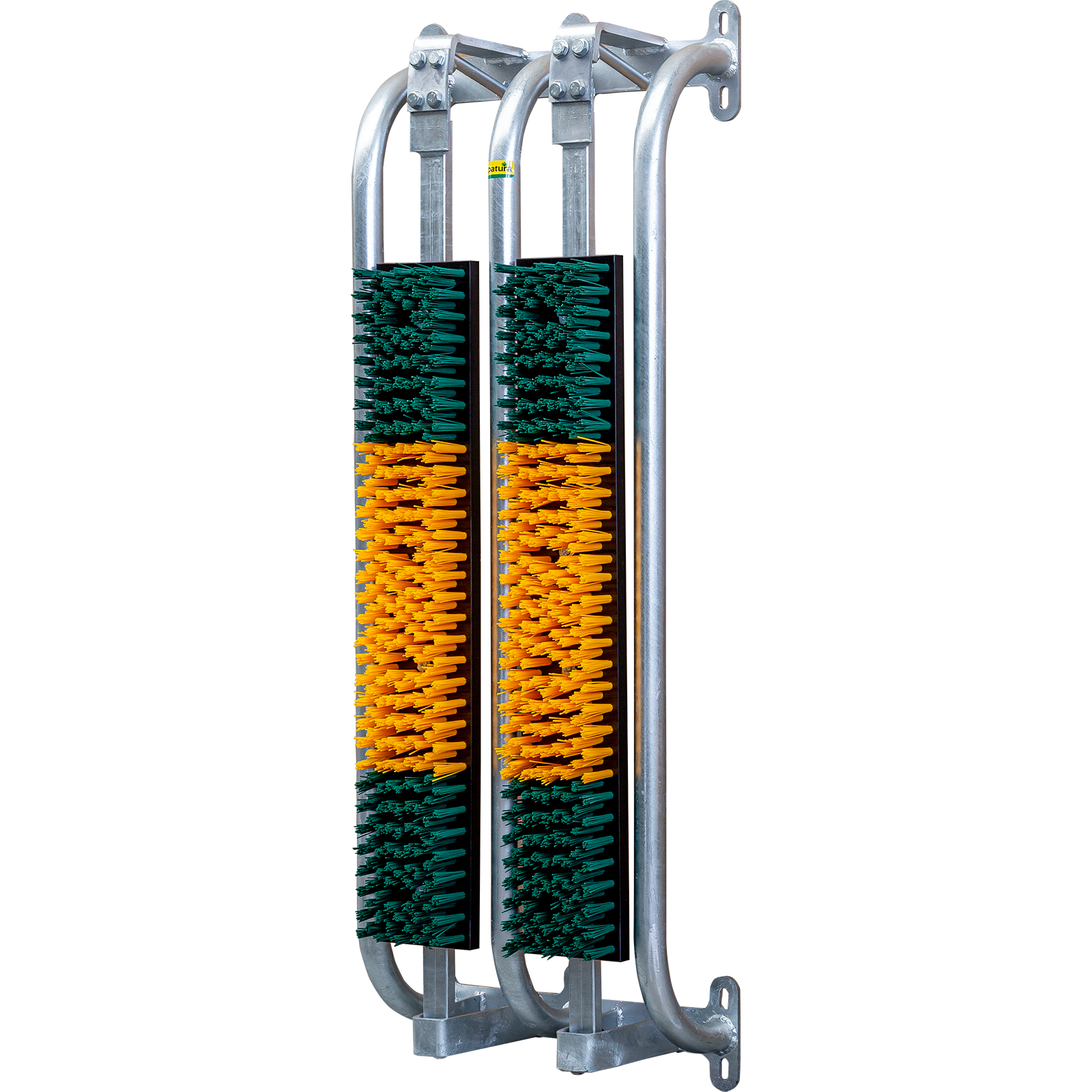 Bürste gefedert mit Schutzrahmen