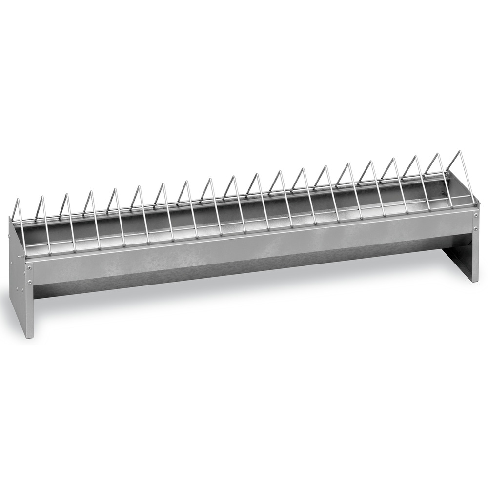 Futtertrog Metall, 100 cm