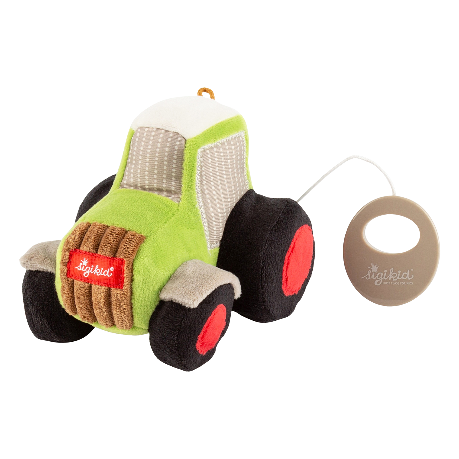 Spieluhr Traktor Grün