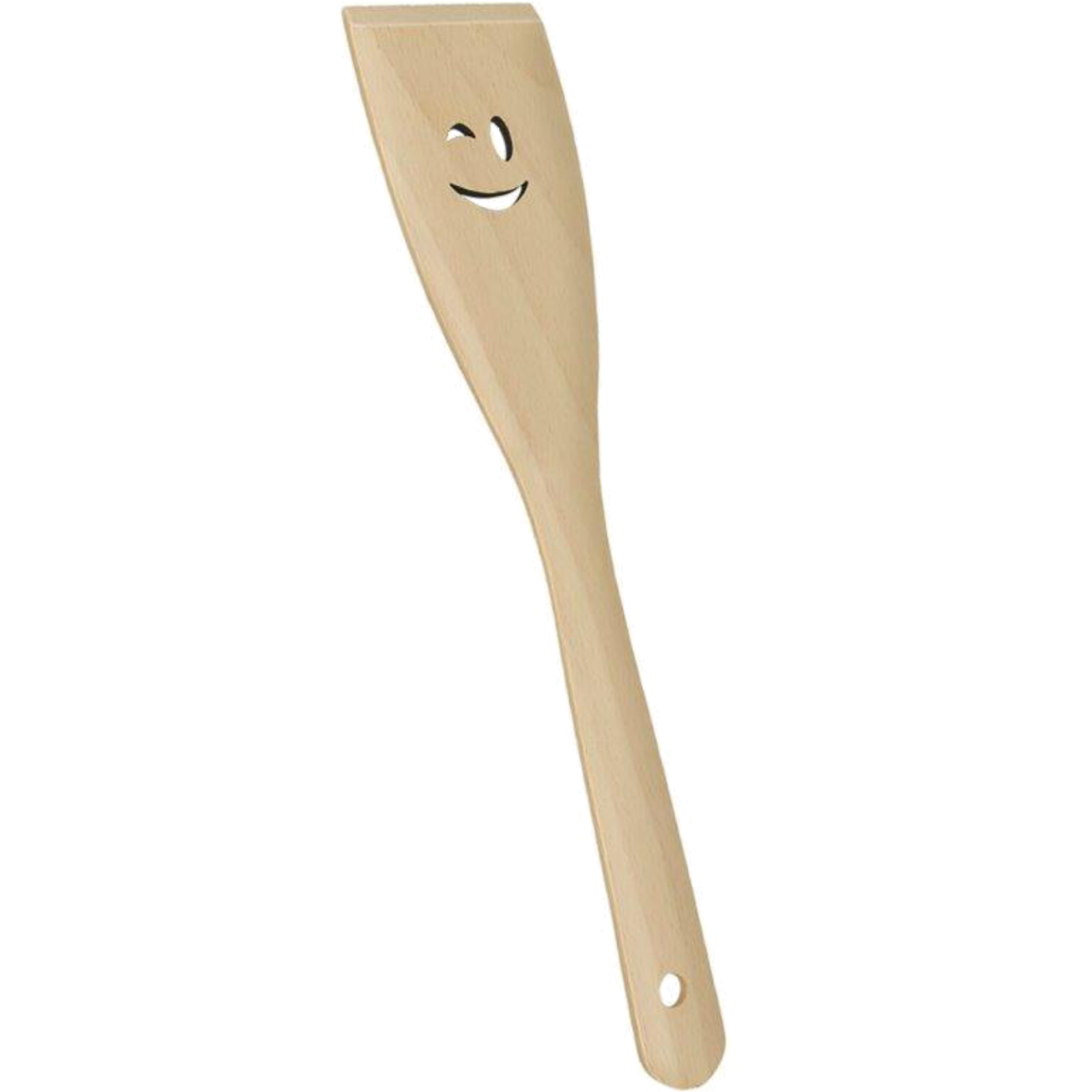 Pfannenwender Holz Smiley 30cm