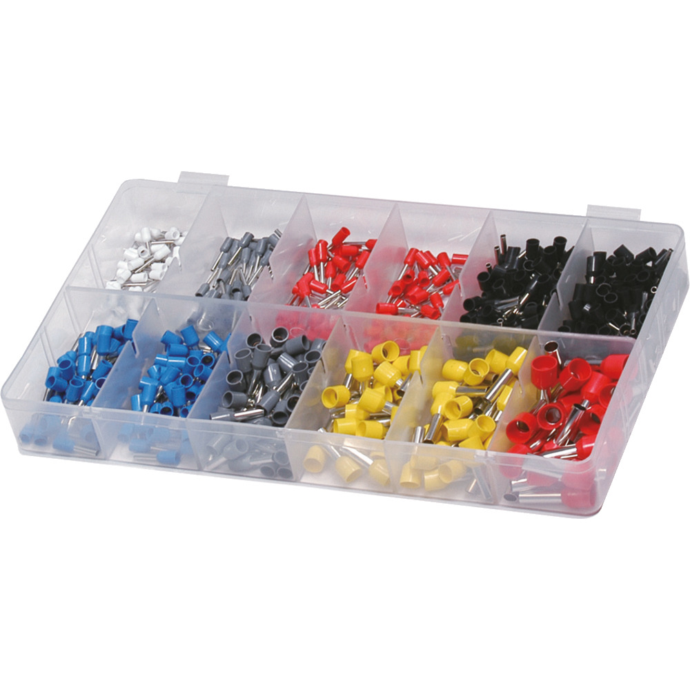 Aderendhülsen Sortiment, 625-tlg.