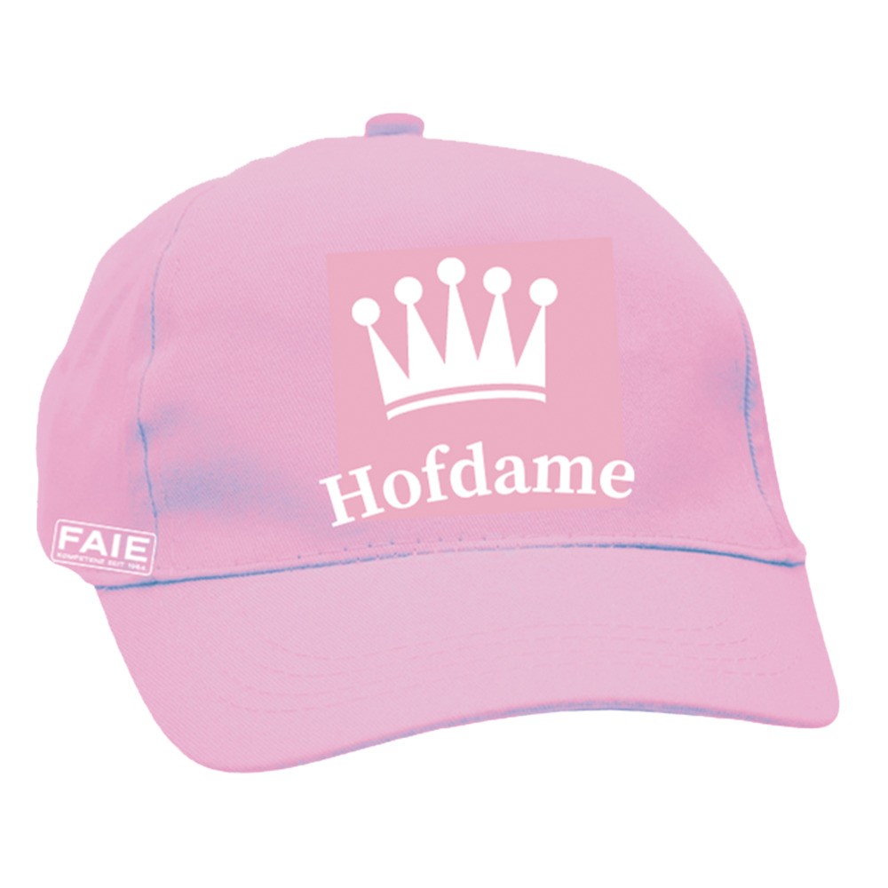 Kinderkappe rosa 'Hofdame'