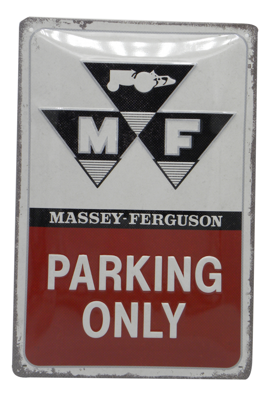 Blechschild MF Parking Only