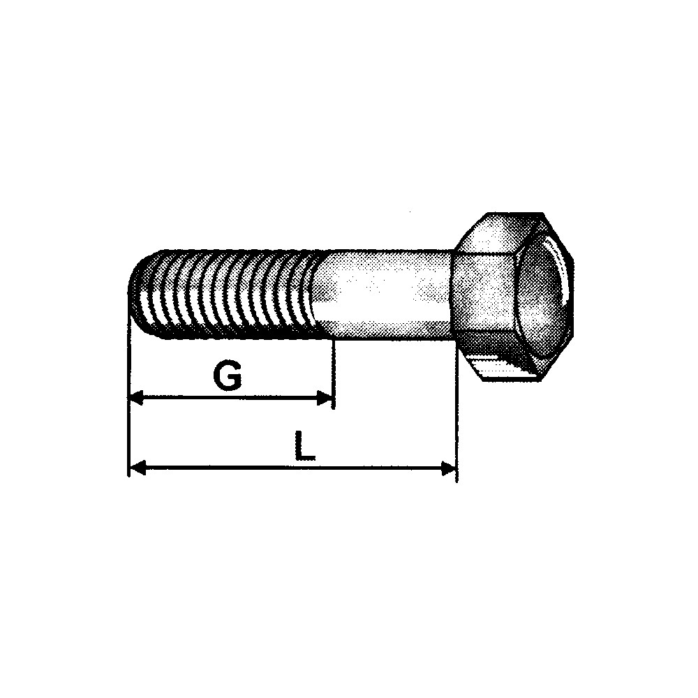 Schraube M16x1,5x47, 12.9