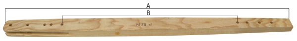 Treibstangenholz N73D passend zu Mörtl