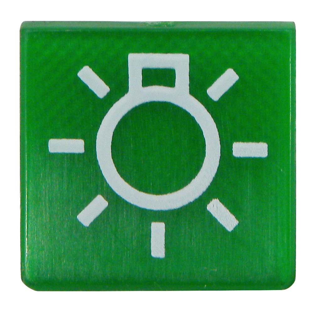 Symbol grün für Begrenzungslicht