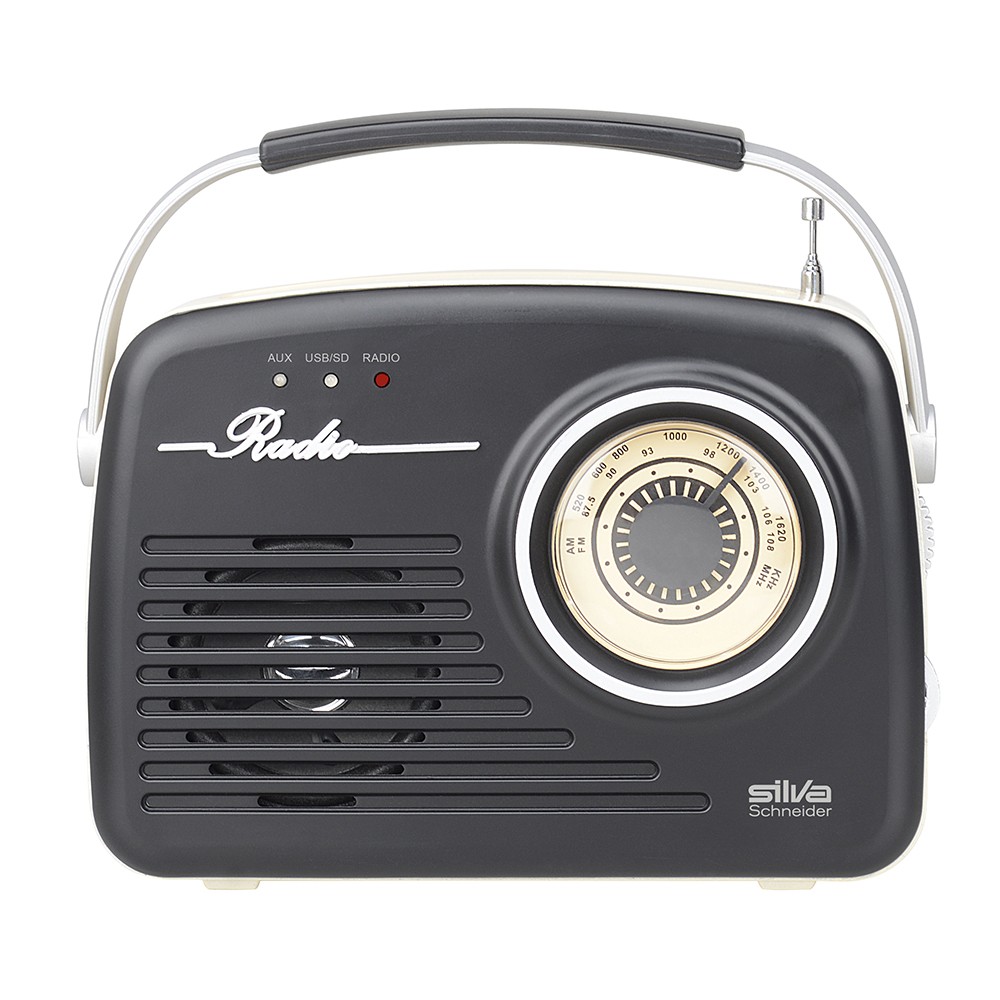 Radio Retro Mono 1965 schwarz